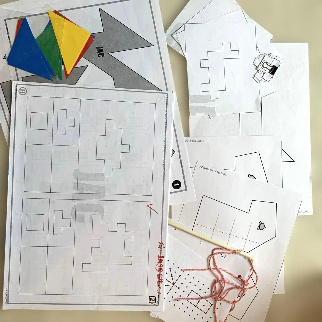 ジャックJAC 成蹊小学校 年長夏期講習後期 夏総復習宿題ペーパー24枚全て＋α