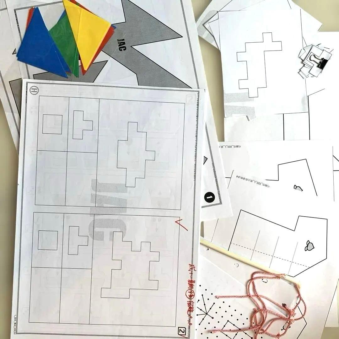 ジャックJAC 成蹊小学校 年長夏期講習後期 夏総復習宿題ペーパー24枚全て＋α