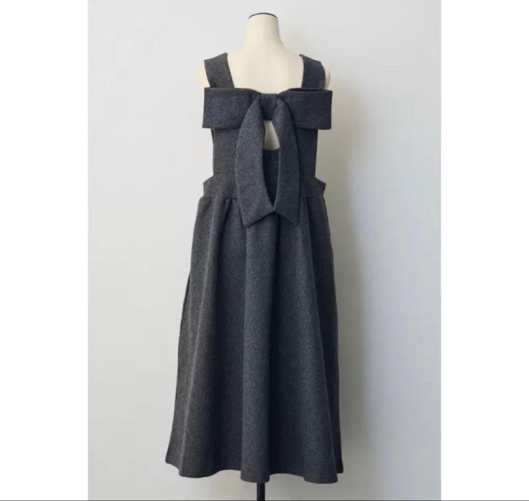 Frene 前後2wayバックリボンボックスシルエットジャンスカ