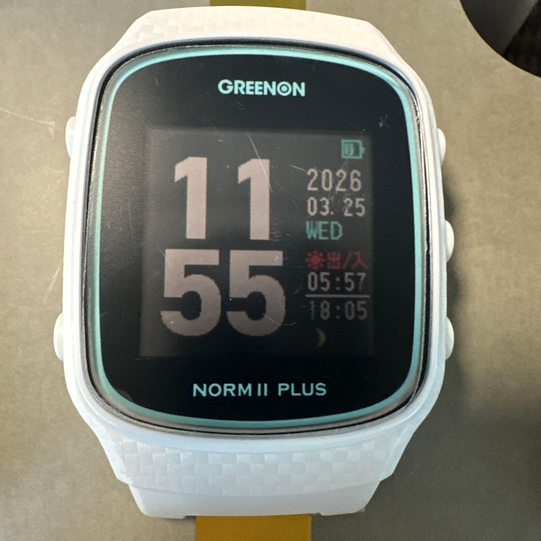 グリーンオン　ザ・ゴルフウォッチ　ノルム2 プラス　GREENON