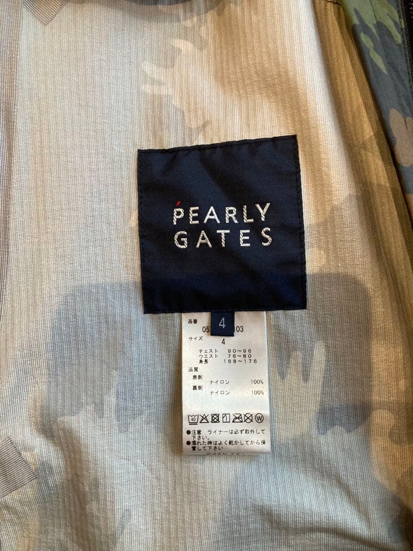美品　パーリーゲイツ　ブルゾン　ジャケット　ウィンドブレーカー　2way