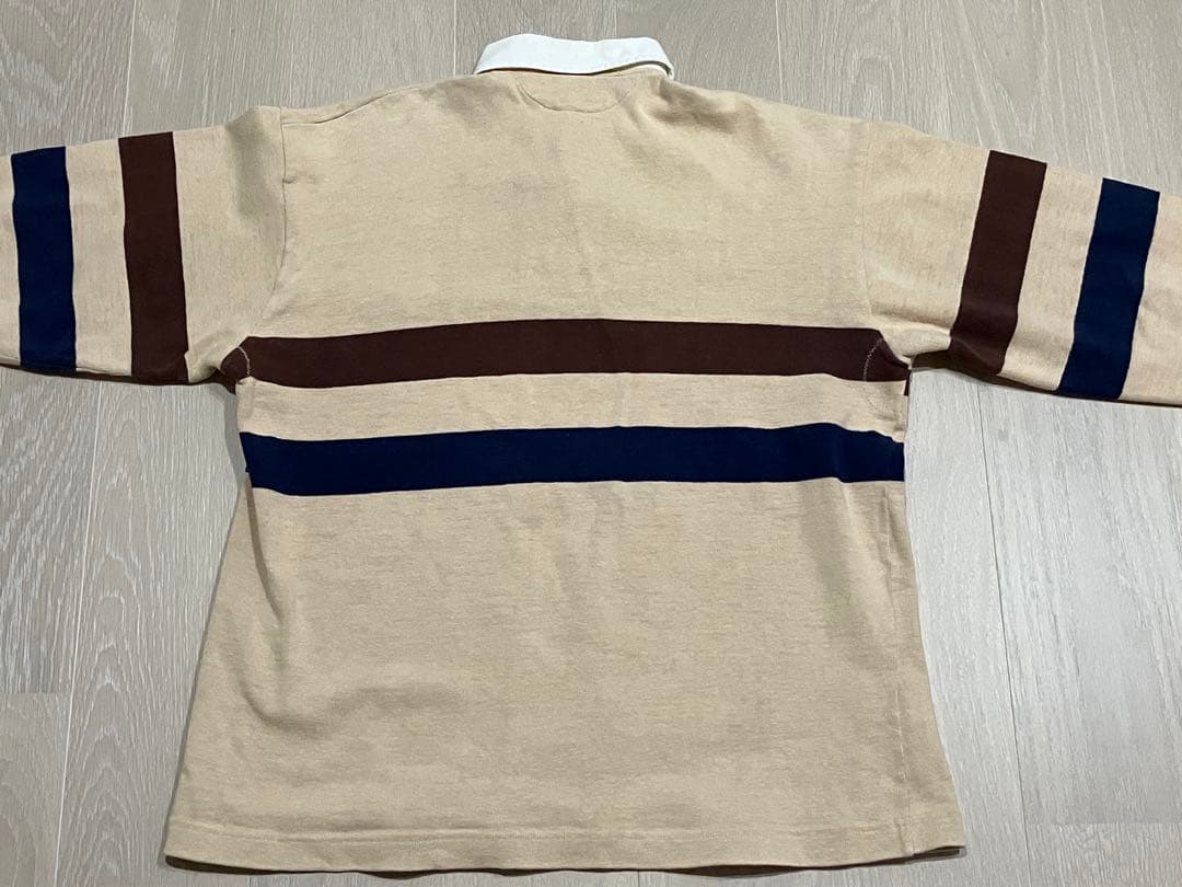 90s old stussy rugby shirts polo L 白タグ