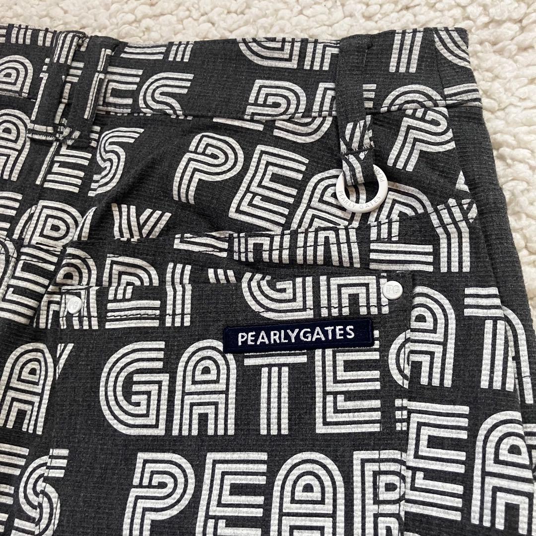 【新品タグ付】 PEARLY GATES パーリーゲイツ　ロゴ　スカート　グレー