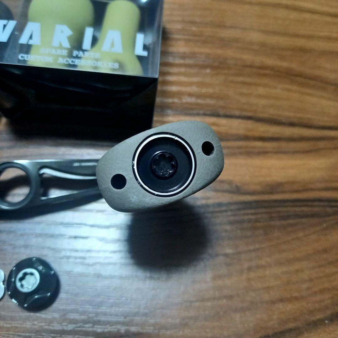 DRT、バリアルハンドル100、ガンメタ、フラットノブ、スリムノブ、MK-1