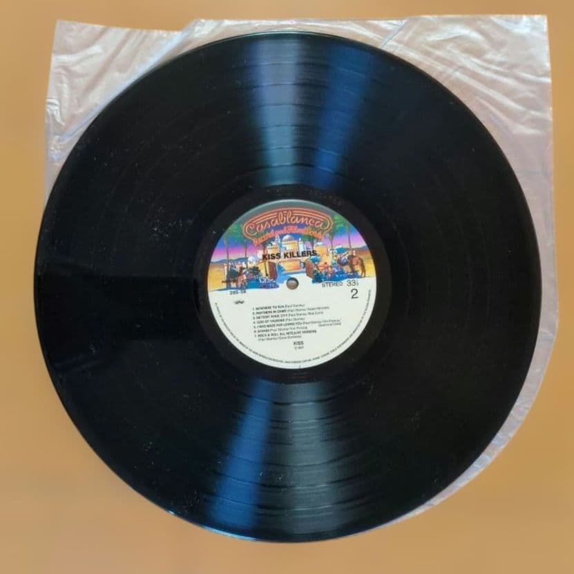 【ステッカー剥がれ、スレ有り】キッス／キラーズ　レコード