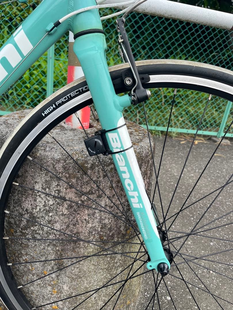 【QaDa】Bianchi ROMA 2 クロスバイク チェレステ