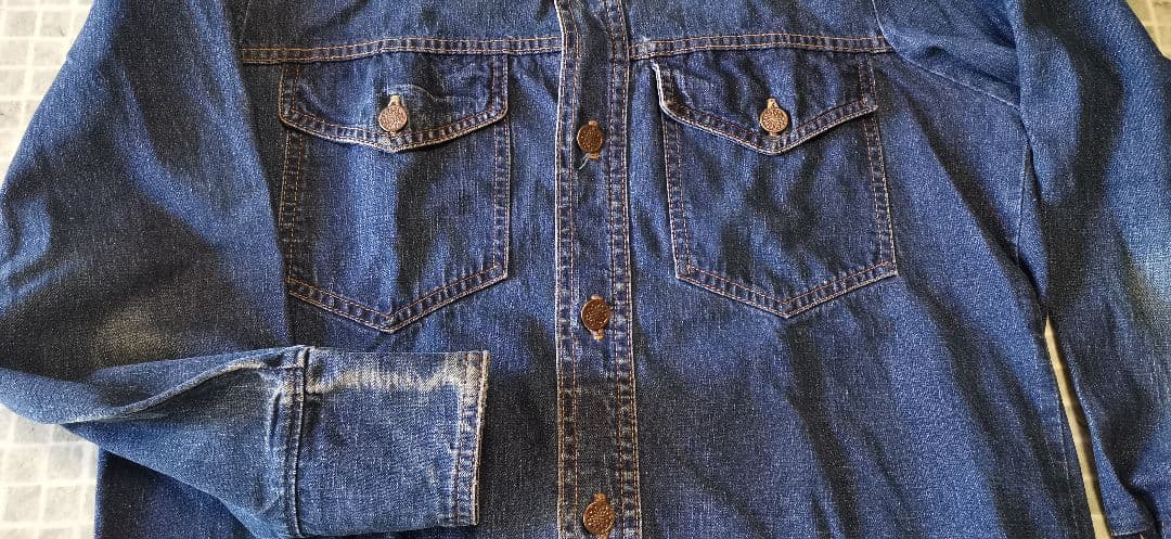 あ*ゃ様 ヴィンテージ　60〜70年代　bar-c デニムシャツジャケット vt