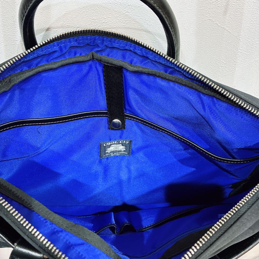 美品 COOL CAT シートベルト 2WAYビジネスバッグ