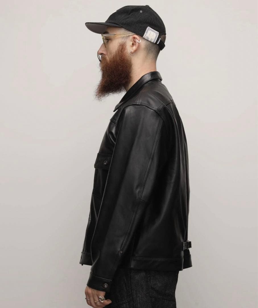 ジャケット・アウター Schott SHEEP LEATHER 1st TRACKER JACKET