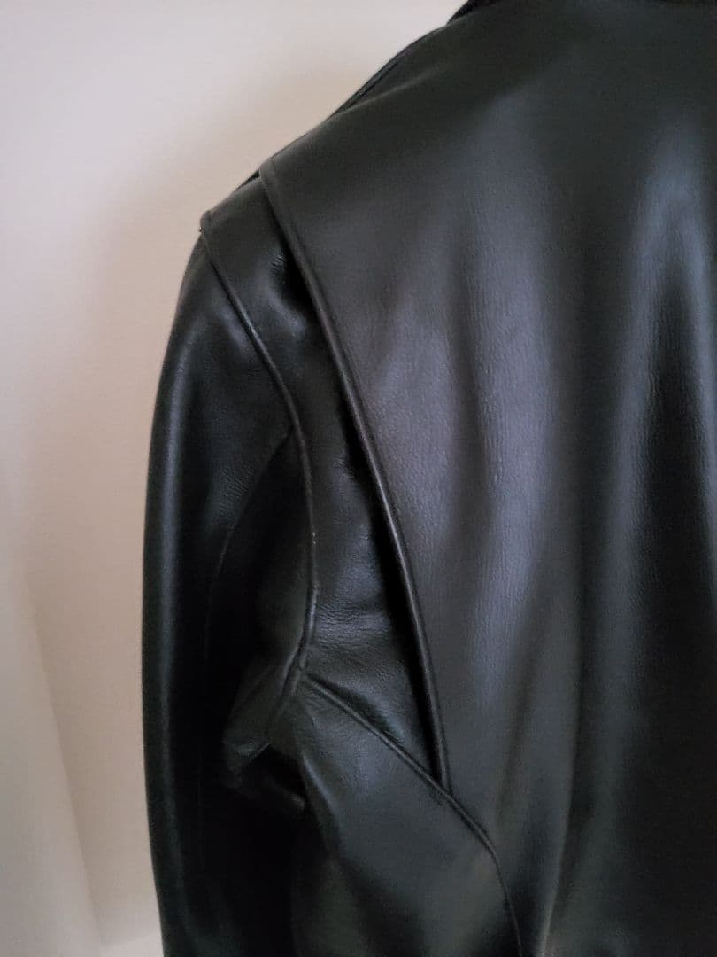 Vanson USA製 レザージャケット シングルライダース 牛革 ブラック