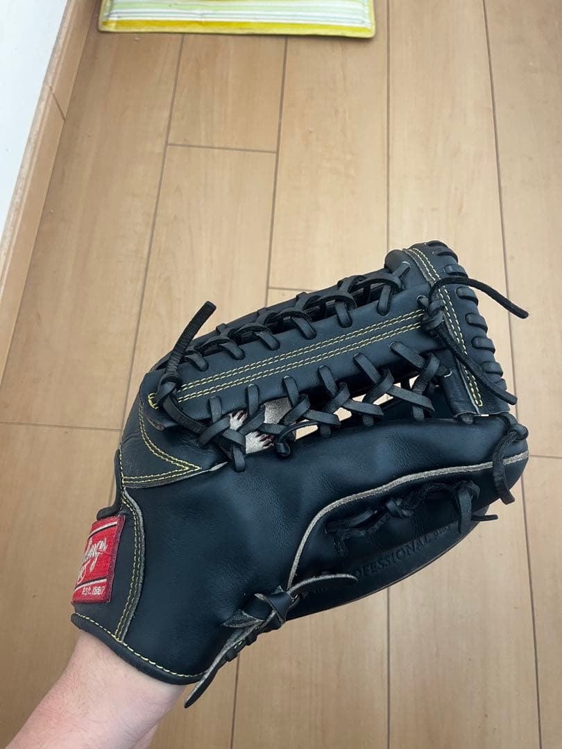 Rawlings プロフェッショナルモデル グローブ 黒