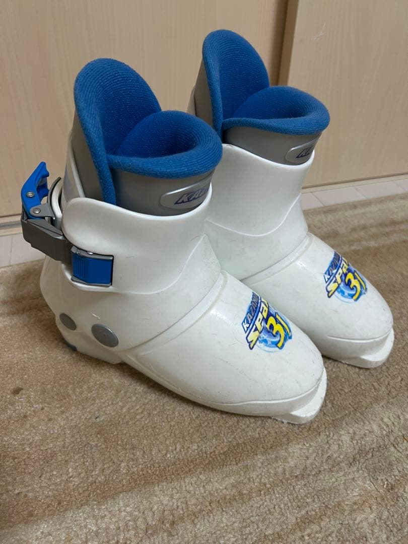 ロシニョールキッズ用スキー板120cmブーツ22cmストック70/105cm