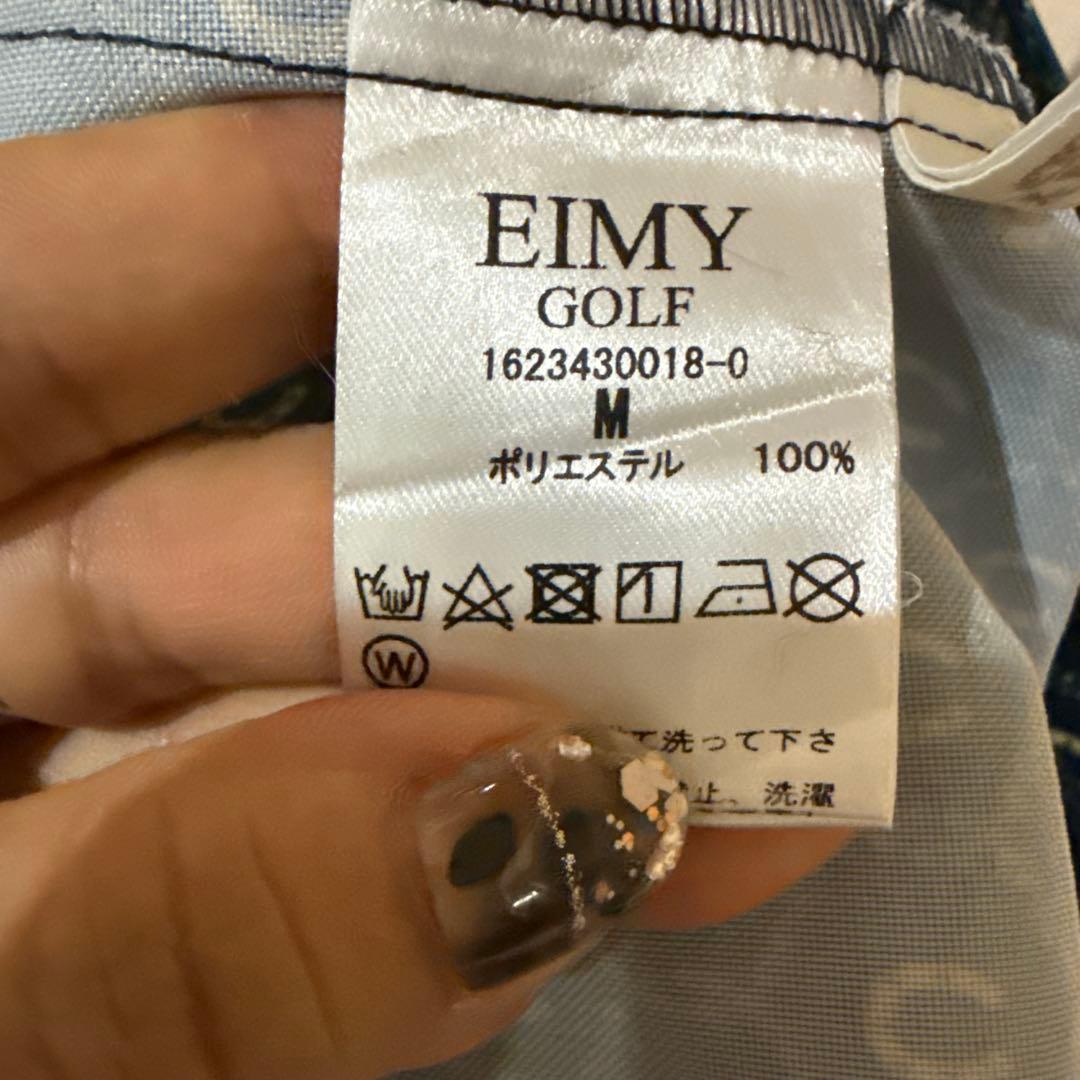 EIMI GOLF 馬蹄と動物柄の長袖ワンピース