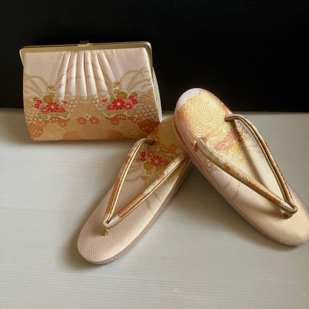 ★518 和装小物　草履　バック　セット