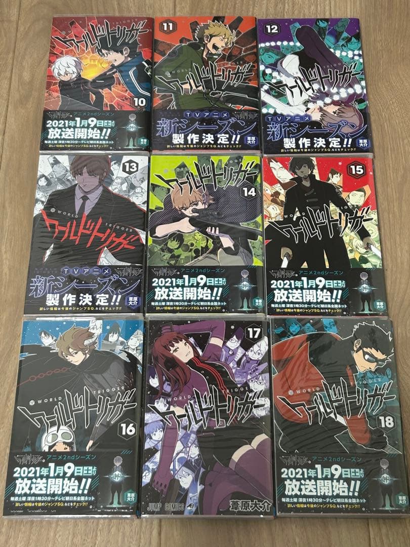 ワールドトリガー 1〜28巻+データブック+ポストカード 既刊全巻