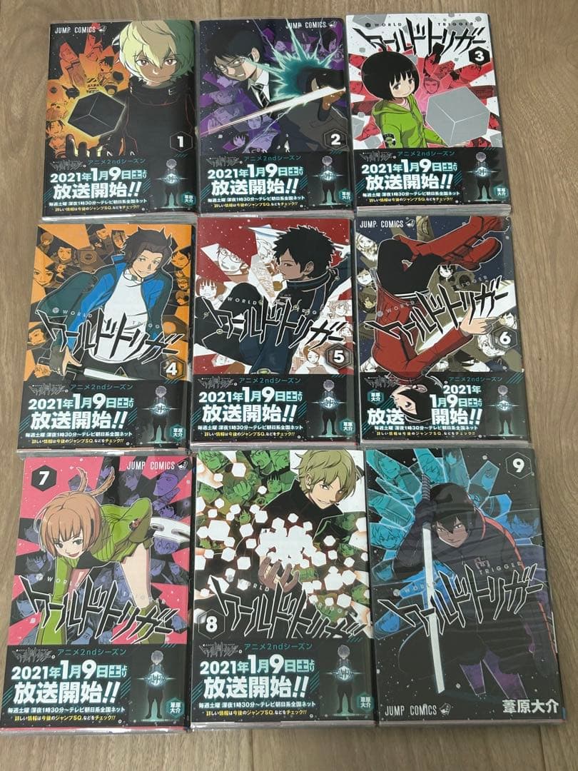 ワールドトリガー 1〜28巻+データブック+ポストカード 既刊全巻