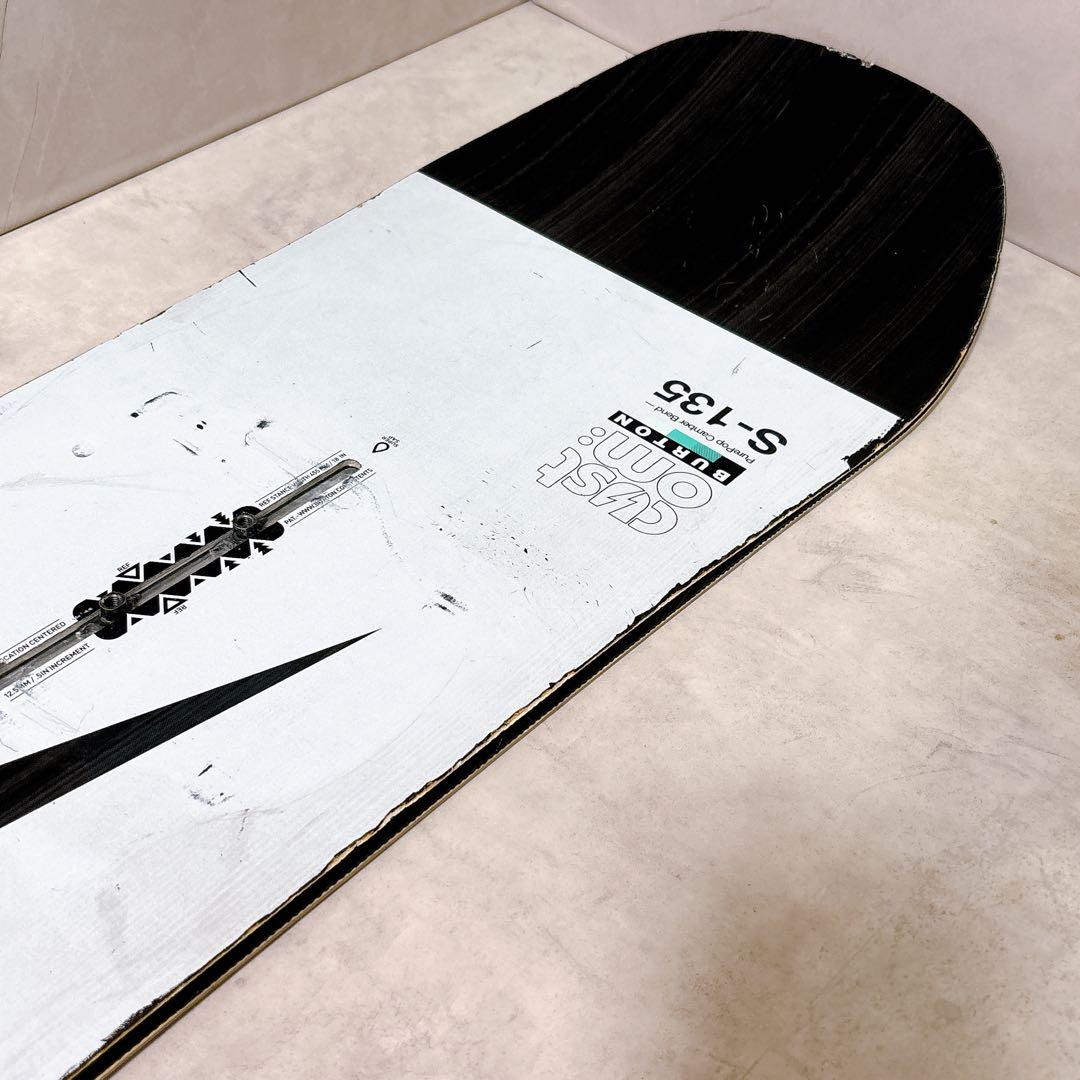 バートン CUSTOM＋Mission　135cm ボード　3点セット　Wax済