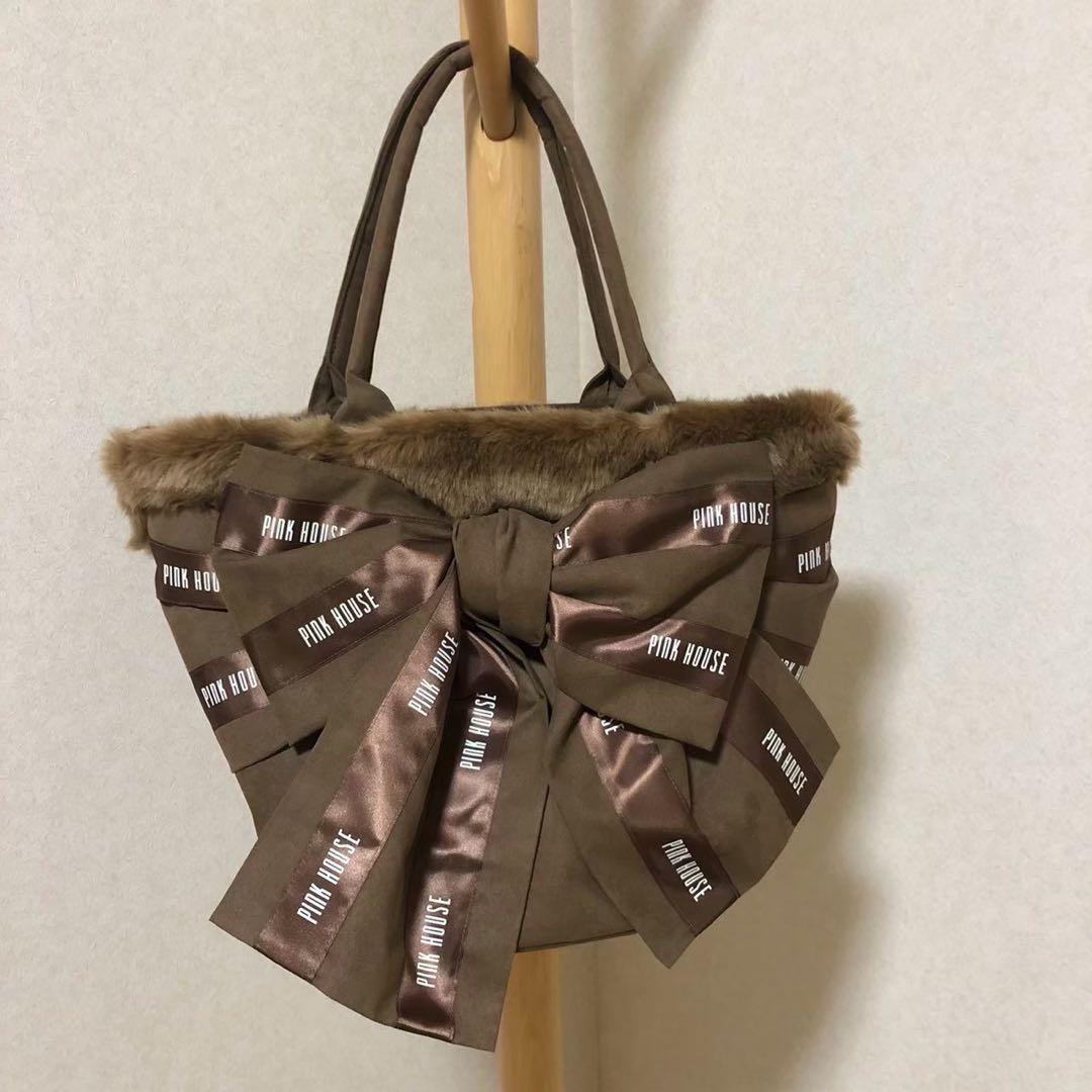 PINK HOUSE ピンクハウスx 美沙子 チェックワンピースとバッグセット