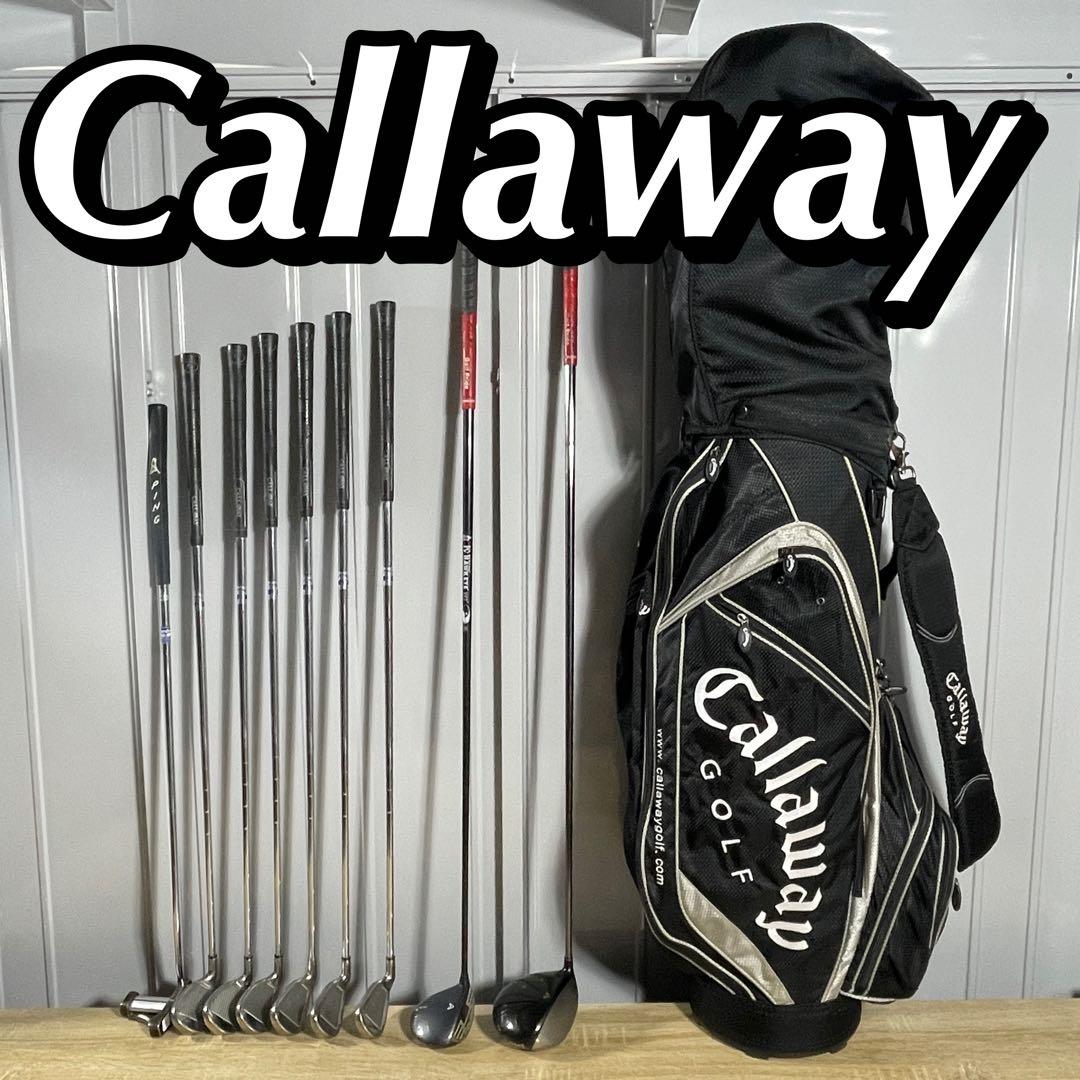 Callaway（キャロウェイ）ゴルフクラブ　ゴルフバッグ　9本セット　メンズ
