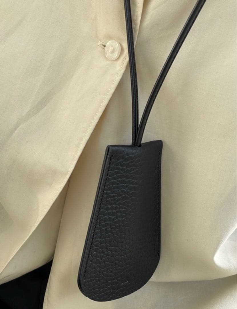 小物 URBAN BOBBY wood leather key necklace