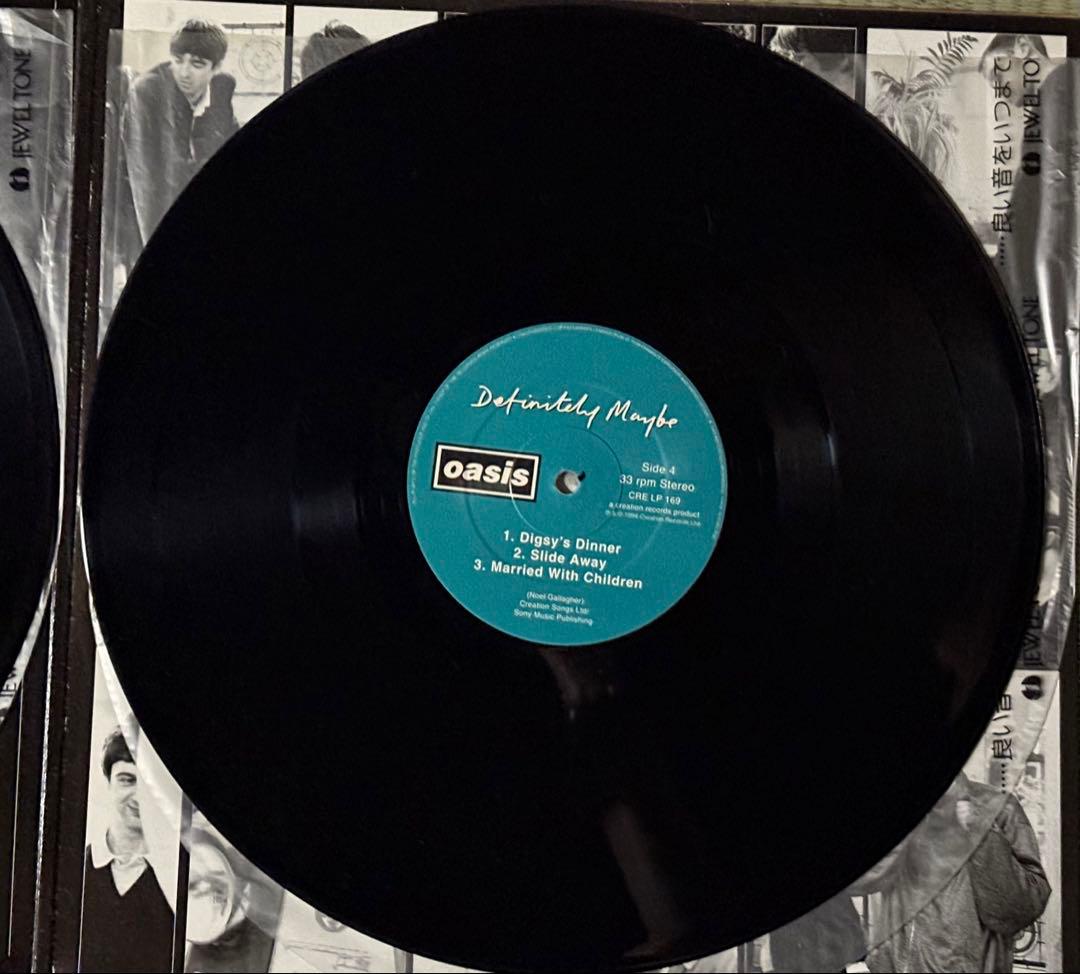 Oasis Definitely Maybe レコード UK盤　オリジナル