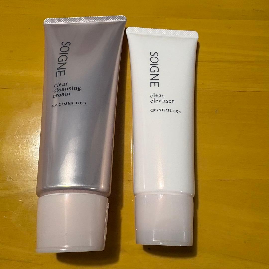 SOIGNE クリアクレンジングクリーム & クレンザーセット