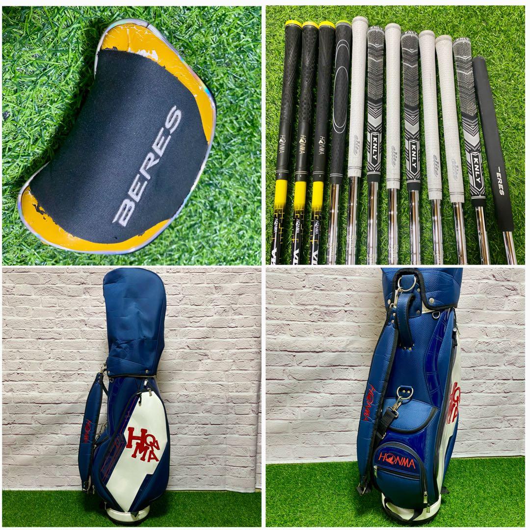 ホンマ BeZEAL 525 ゴルフセット 12本 R 左 レフティ クラブ