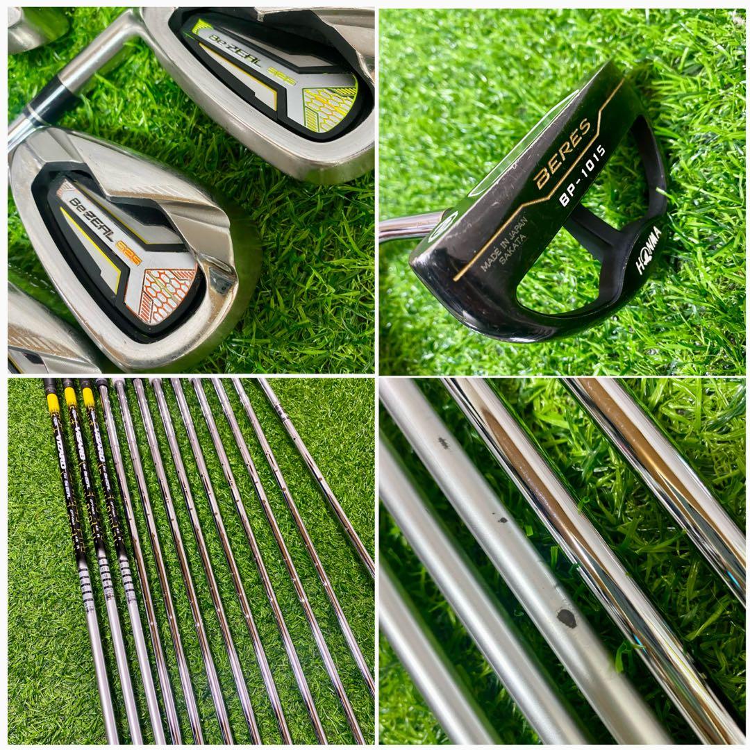 ホンマ BeZEAL 525 ゴルフセット 12本 R 左 レフティ クラブ