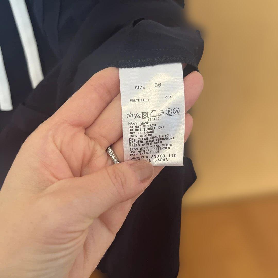 ボールジィ　クリアデシンボウタイブラウス