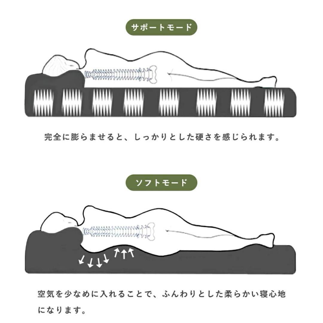 エアーマット　キャンプ　車中泊　エアーヘッド