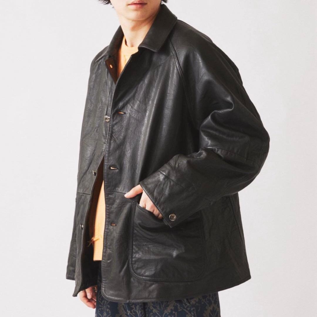 JOURNAL STANDARD relume ゴートレザー　カバーオール