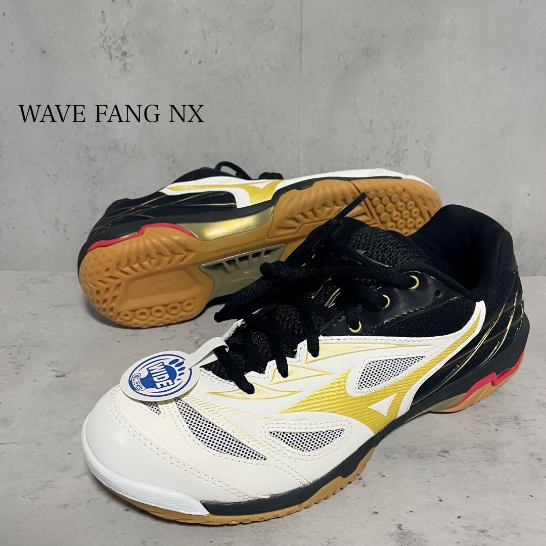 新品タグ付　ミズノ バドミントンシューズ メンズ ウエーブファング スニーカー