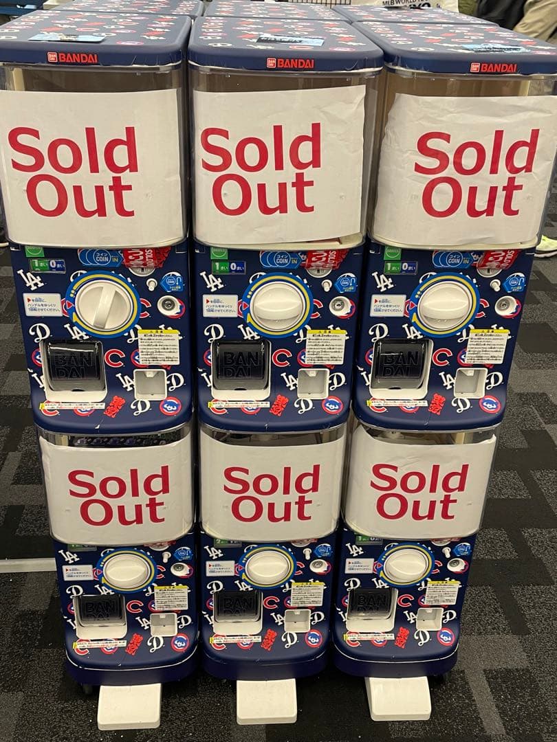 完売新品未使用品★2025MLB東京シリーズガチャヘルメット10箱セット