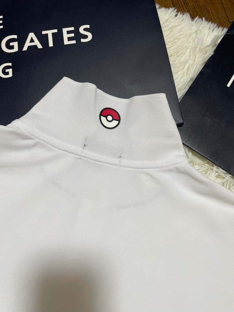 人気完売パーリーゲイツピカチュウ半袖ポロシャツトップス ホワイトサイズ5