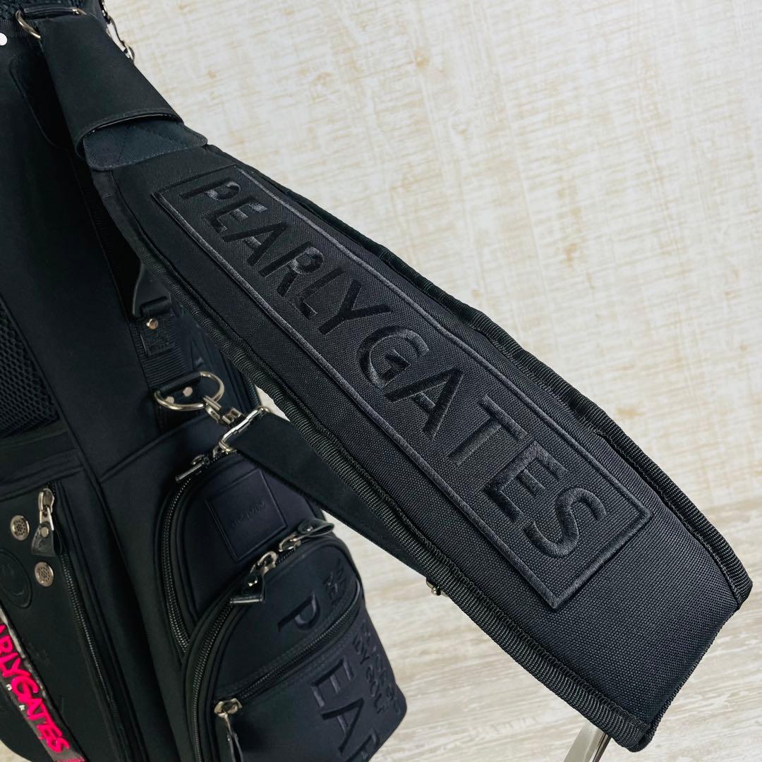 【廃盤品】PEARLY GATES ペイントロゴ　スタンドキャディバッグ