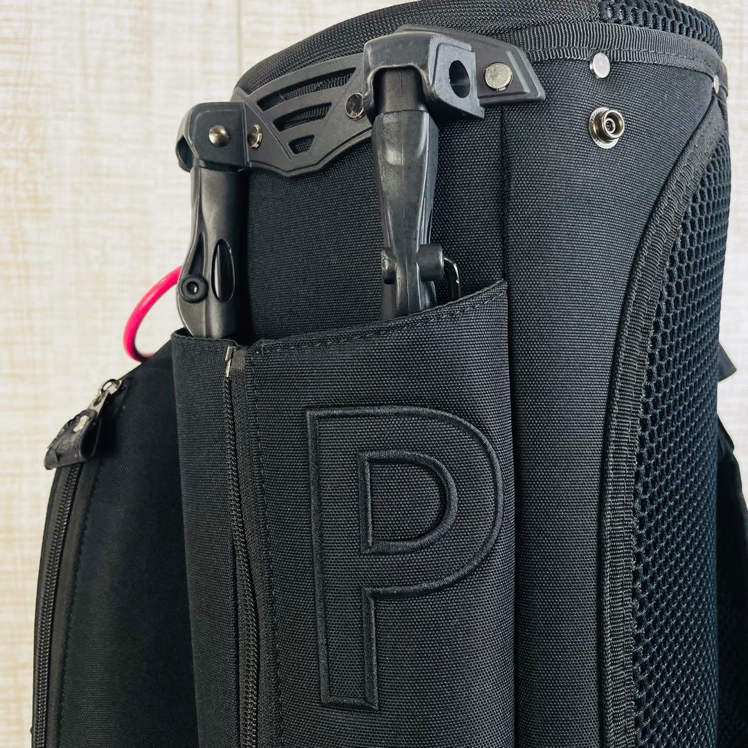 【廃盤品】PEARLY GATES ペイントロゴ　スタンドキャディバッグ