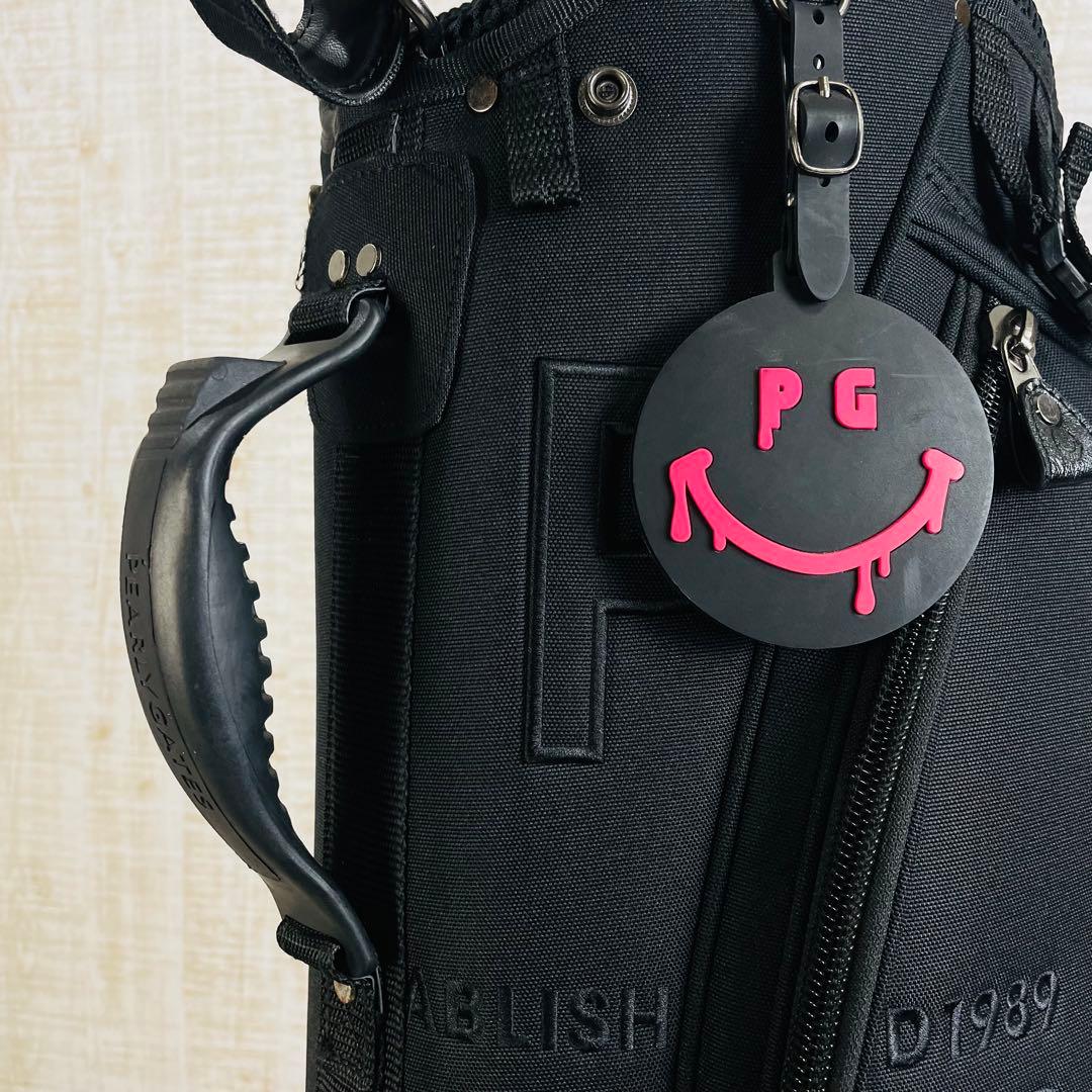 【廃盤品】PEARLY GATES ペイントロゴ　スタンドキャディバッグ