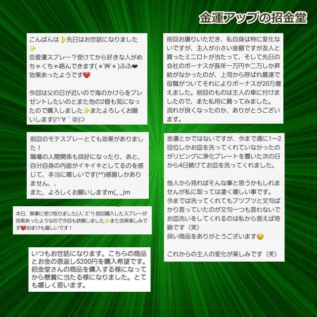 【５本セット】リピーター様限定価格『浄化スプレー金運アップGold3』5022