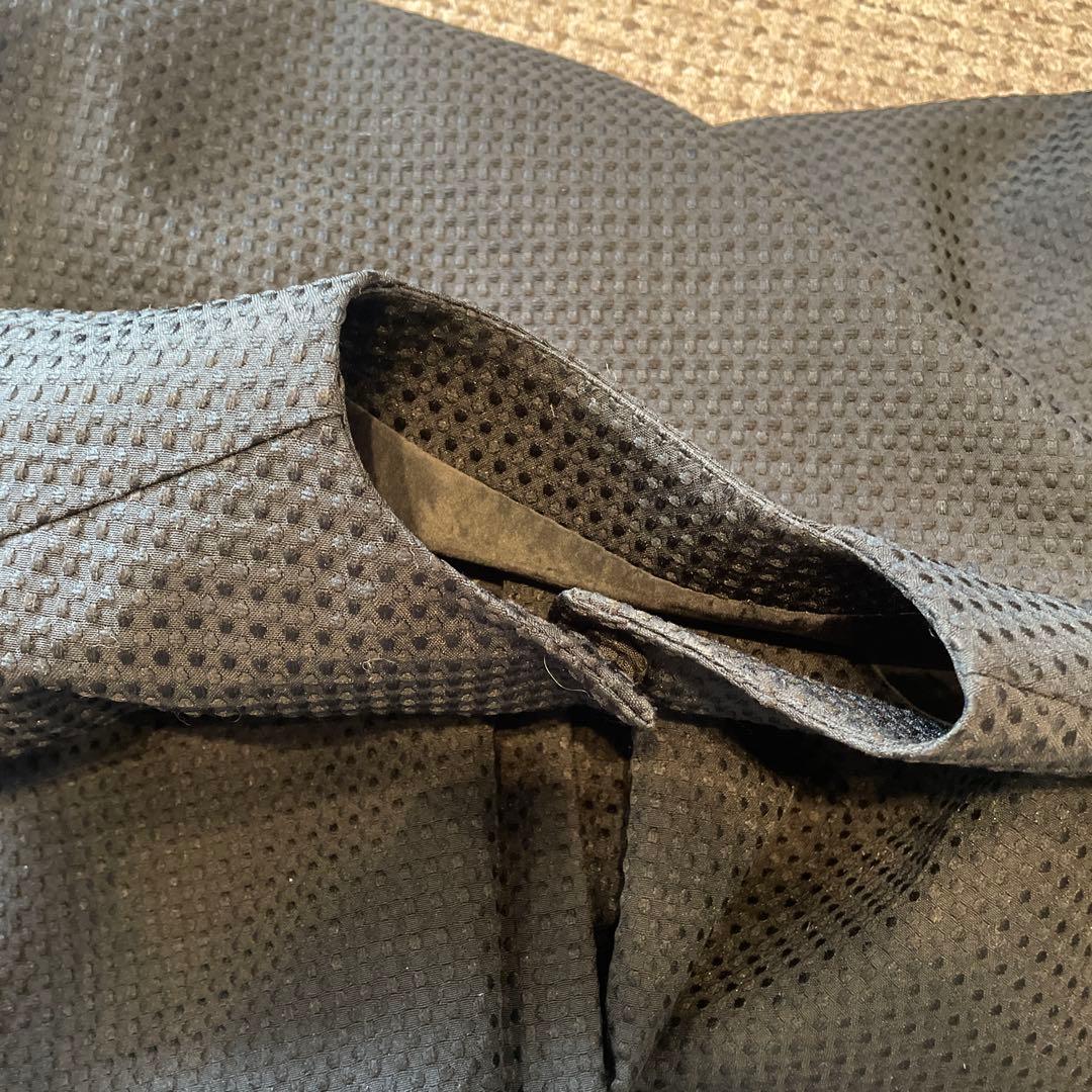 ella selectshop エラ　ドビークロスフリルジレ　ブラック　ペムラム