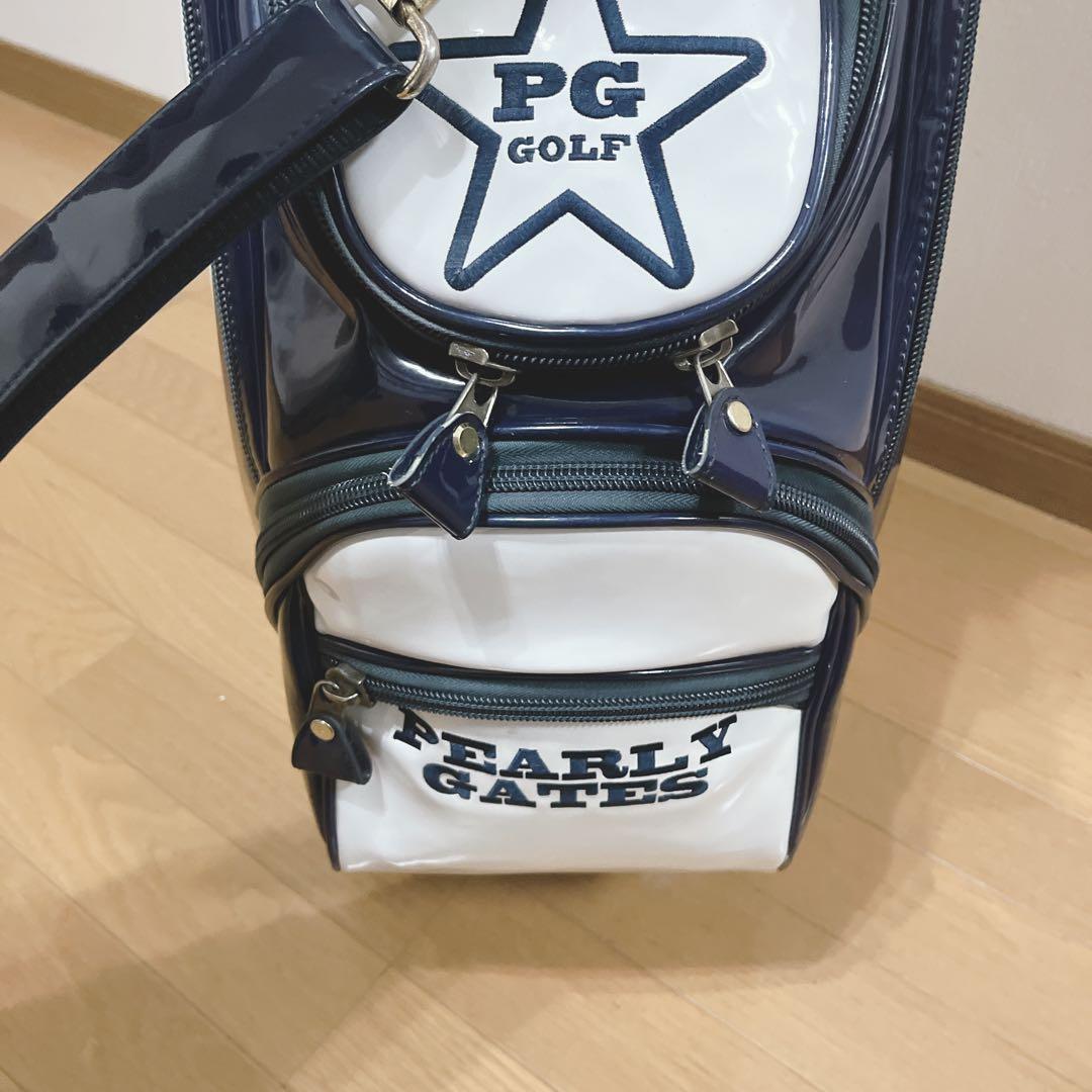 K205 PEARIY GATES エナメル キャディバッグ