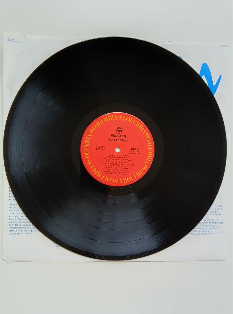 POCKETS/TAKE−IT−ON−UP/LP盤レコード。