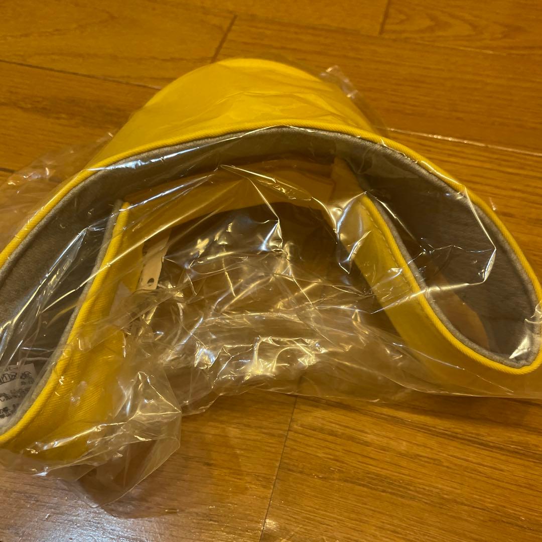 新品　タグ付　ジュンアンドロペ  サンバイザー　イエロー　JUN&ROPE