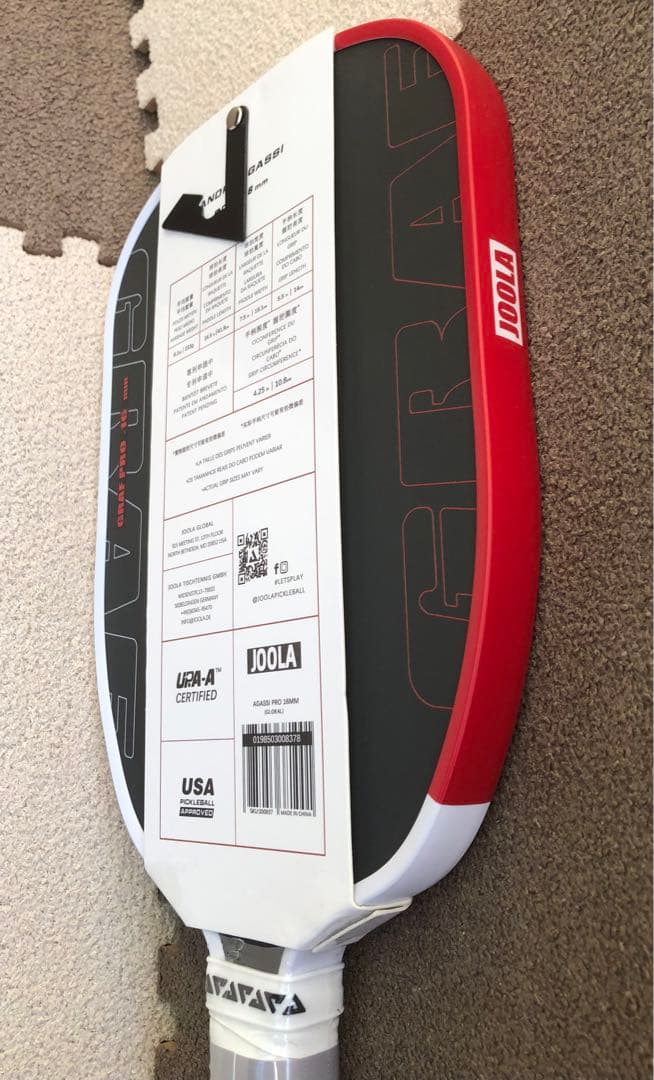 新品!! JOOLA ヨーラ グラフ プロ 16mm ピックルボール パドル