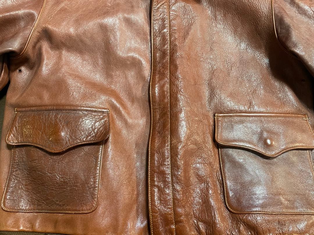 チ*ー様 J.A.DUBOW★復刻ホースハイドレザージャケット★TYPE A-2