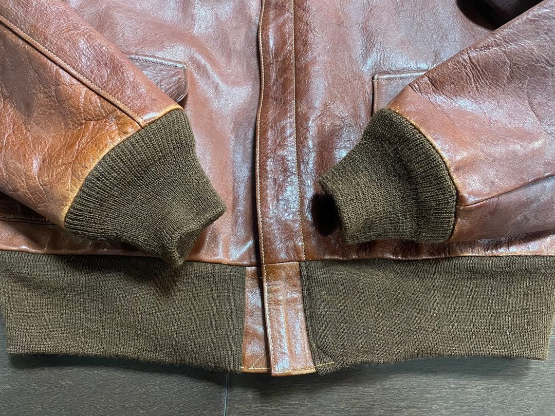 チ*ー様 J.A.DUBOW★復刻ホースハイドレザージャケット★TYPE A-2