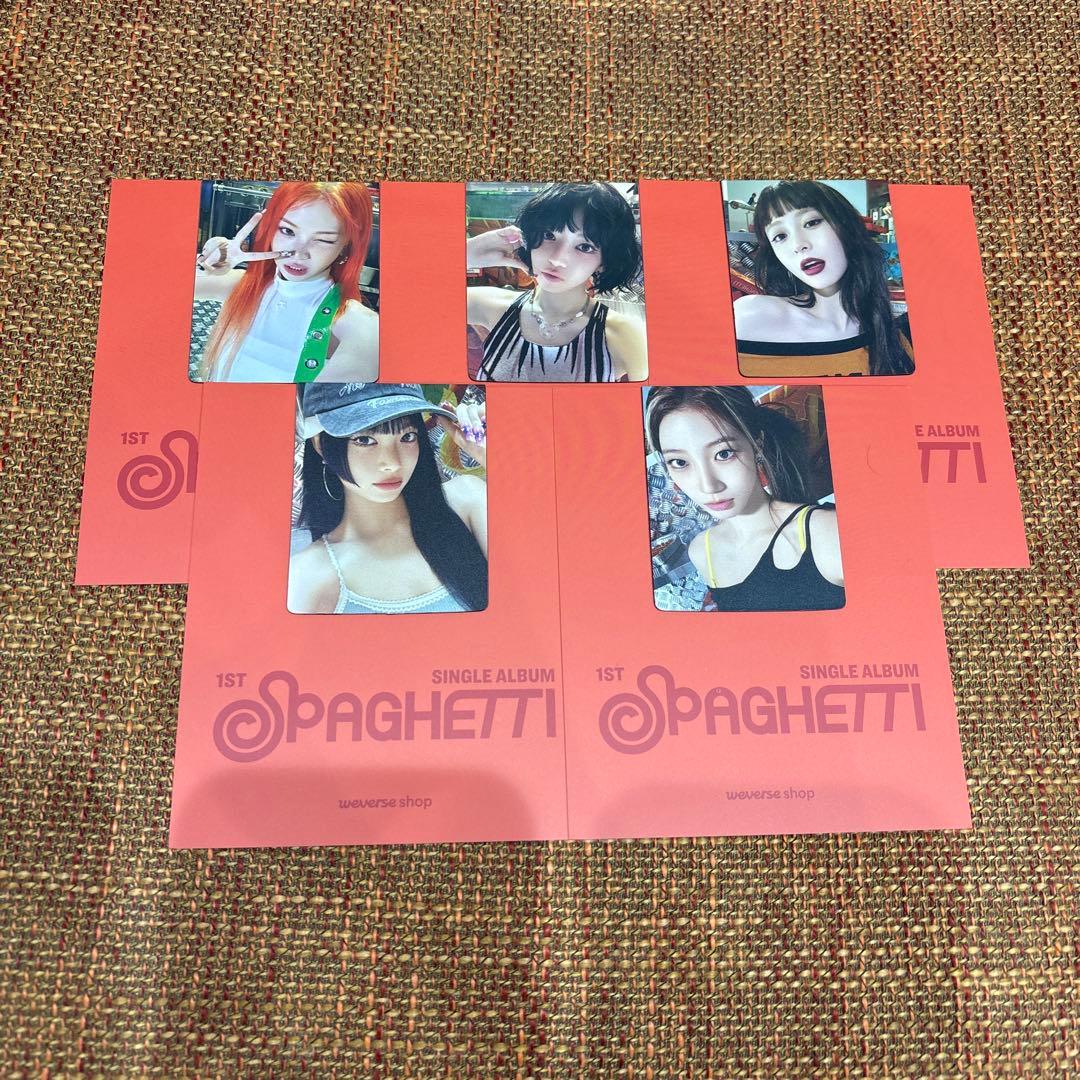 LE SSERAFIM spaghetti 新品未開封 一般盤 コンパクト盤