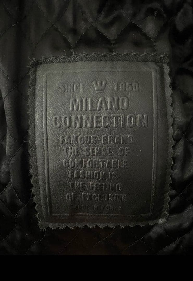 【本革】MILANO CONNECTION ラムレザージャケット