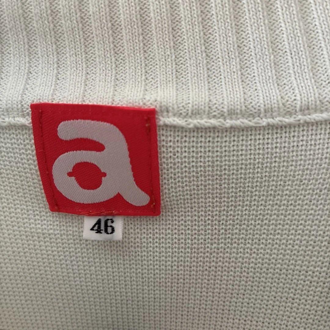 No.162 アルチビオ　ジッパーつきニットトップス　サイズ46 美品