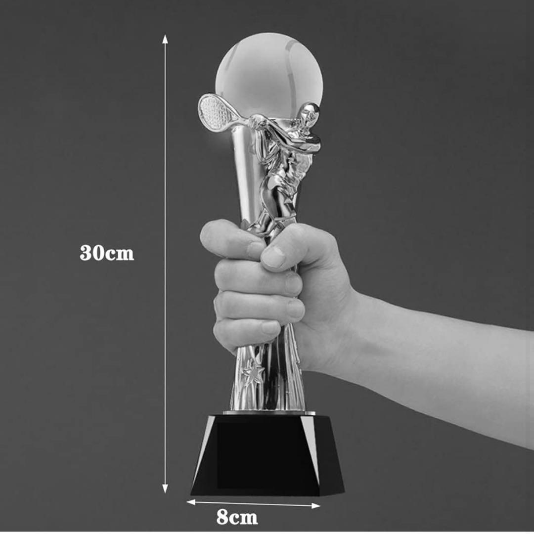 スポーツ テニス トーナメント 優勝トロフィー テニスの試合ダブルチーム賞