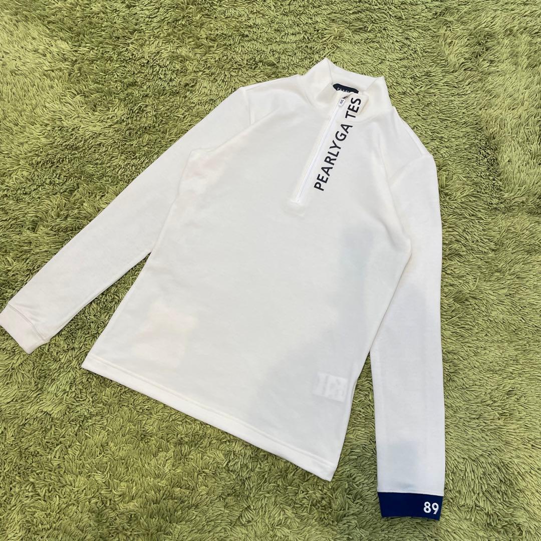 パーリーゲイツ PEARLYGATES モックネック ハーフジップ サイズ0